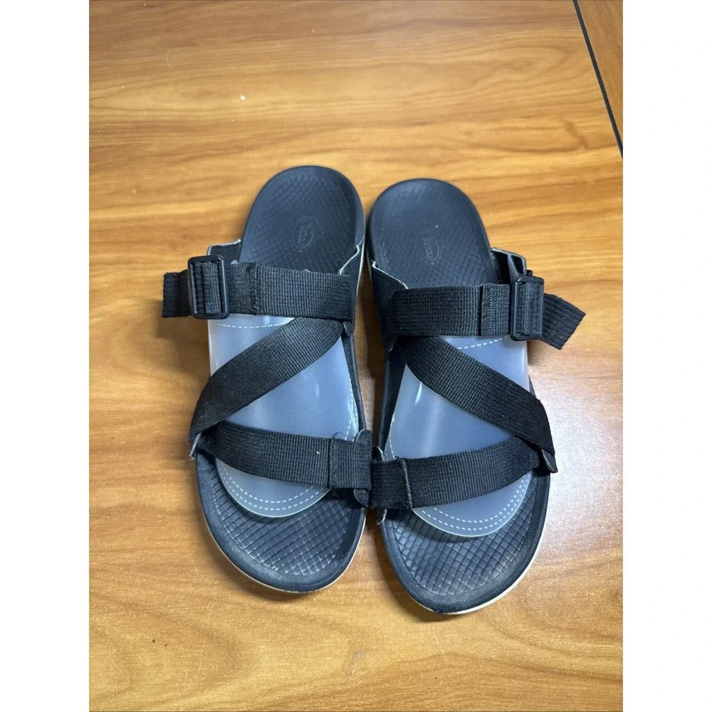 CHACO Women's Lowdown Slide Sandals Outdoors Comfort Black Size 9 JCH107854